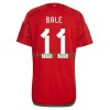 Maillot de Supporter Pays de Galles Bale 11 Domicile Coupe du Monde 2022 Pour Homme